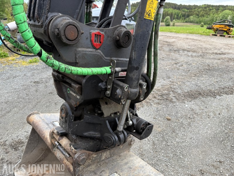 Rýpadlo 2019 Hardlife HE80 beltegraver med 882 timer! - Tiltrotator - 2 skuffer: obrázek 12