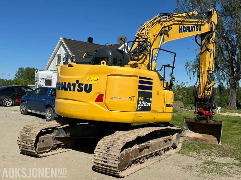 2019 Komatsu PC228USLC-11 - Gravemaskin - Tiltrotator R8 - Topcon GPS - 2skuffer - Sentralsmøring - 4467timer - Rýpadlo: obrázek 4 2019 Komatsu PC228USLC-11 - Gravemaskin - Tiltrotator R8 - Topcon GPS - 2skuffer - Sentralsmøring - 4467timer - Rýpadlo: obrázek 4