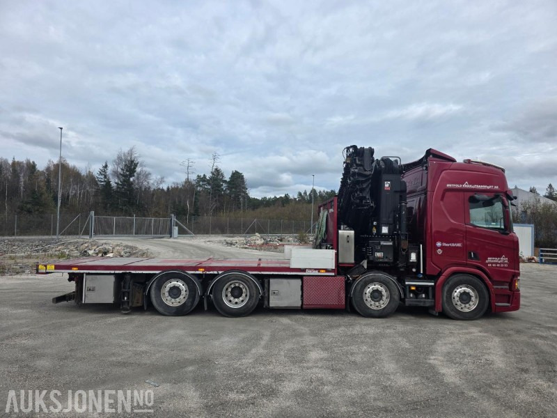 2019 Scania R-serie 580 kranbil / EURO 6 / Topp utstyrt / servicehistorikk / HIAB-kran 858, 80 Tm / Nylig EU - Auto s hydraulickou rukou: obrázek 5 2019 Scania R-serie 580 kranbil / EURO 6 / Topp utstyrt / servicehistorikk / HIAB-kran 858, 80 Tm / Nylig EU - Auto s hydraulickou rukou: obrázek 5