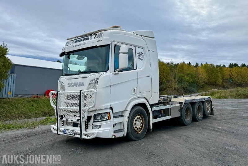 2019 Scania R500 tridem (8X4) KROKBIL - Joab L24 krok - Ny EU-godkjenning - Hákový nosič kontejnerů: obrázek 1 2019 Scania R500 tridem (8X4) KROKBIL - Joab L24 krok - Ny EU-godkjenning - Hákový nosič kontejnerů: obrázek 1