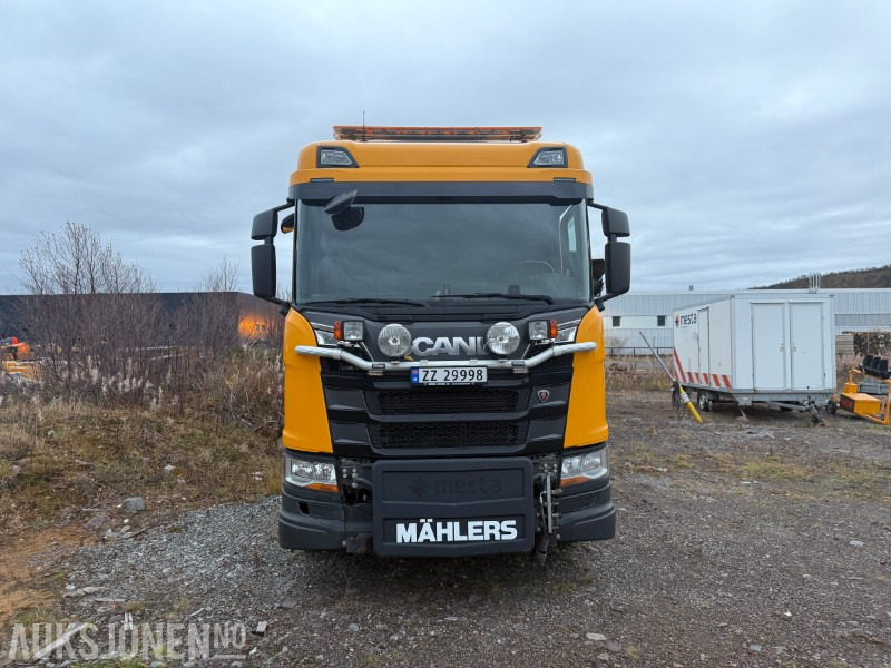 2019 Scania R580 8x4 - Krokbil - Brøyterigget - Underliggende skjær - Hákový nosič kontejnerů: obrázek 2 2019 Scania R580 8x4 - Krokbil - Brøyterigget - Underliggende skjær - Hákový nosič kontejnerů: obrázek 2
