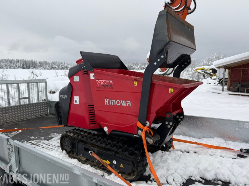 2020 Hinowa HS701 Selvlastende minidumper - Honda GX270 motor - 700 kg nyttelast - Dampr: obrázek 2 2020 Hinowa HS701 Selvlastende minidumper - Honda GX270 motor - 700 kg nyttelast - Dampr: obrázek 2