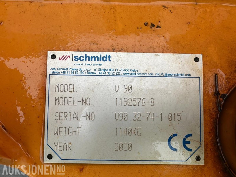 2020 SCHMIDT V90 - VIKPLOG - Stavební zařízení: obrázek 3 2020 SCHMIDT V90 - VIKPLOG - Stavební zařízení: obrázek 3