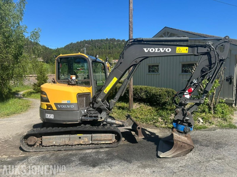 2020 Volvo ECR58D-Gravemaskin-Tiltrotator-2 Skuffer-Hydraulisk HK - Rýpadlo: obrázek 3 2020 Volvo ECR58D-Gravemaskin-Tiltrotator-2 Skuffer-Hydraulisk HK - Rýpadlo: obrázek 3