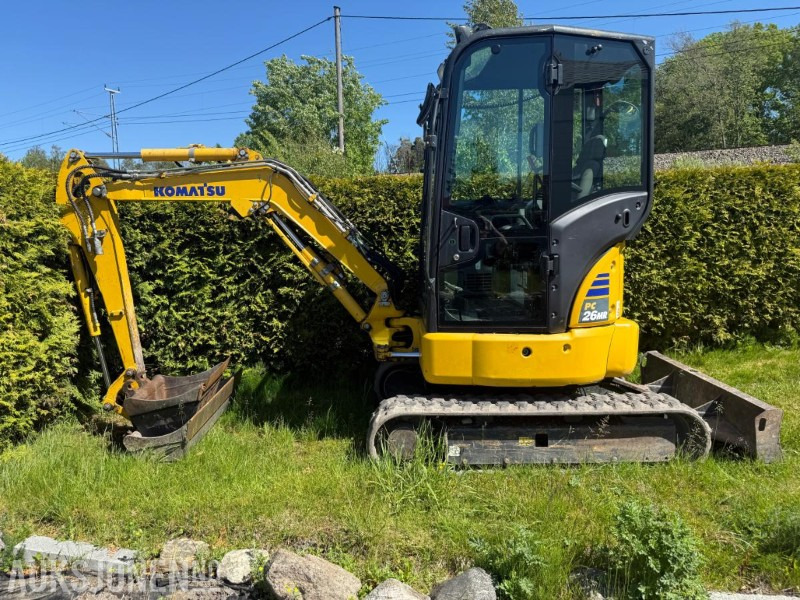 2021 Komatsu PC26MR minigraver m/3 skuffer. - Mini rýpadlo: obrázek 3 2021 Komatsu PC26MR minigraver m/3 skuffer. - Mini rýpadlo: obrázek 3