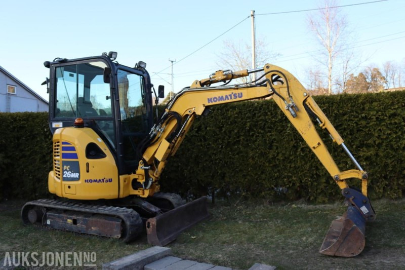 2021 Komatsu PC26MR minigraver m/3 skuffer. - Mini rýpadlo: obrázek 2 2021 Komatsu PC26MR minigraver m/3 skuffer. - Mini rýpadlo: obrázek 2