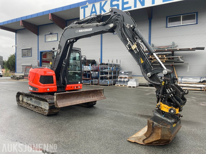 2022 Eurocomach 85SB. Engcon tilt, sentralsmøring, to skuffer, - Rýpadlo: obrázek 4 2022 Eurocomach 85SB. Engcon tilt, sentralsmøring, to skuffer, - Rýpadlo: obrázek 4