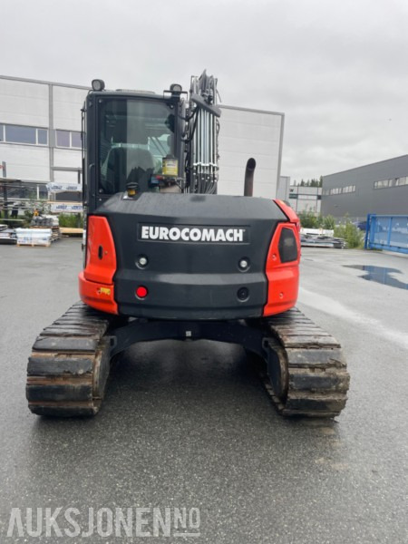 2022 Eurocomach 85SB. Engcon tilt, sentralsmøring, to skuffer, - Rýpadlo: obrázek 2 2022 Eurocomach 85SB. Engcon tilt, sentralsmøring, to skuffer, - Rýpadlo: obrázek 2