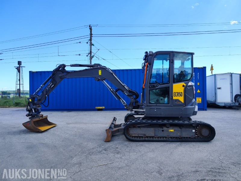 2022 Volvo ECR50F – Velutstyrt kompaktgraver, kun 728 timer - Mini rýpadlo: obrázek 1 2022 Volvo ECR50F – Velutstyrt kompaktgraver, kun 728 timer - Mini rýpadlo: obrázek 1