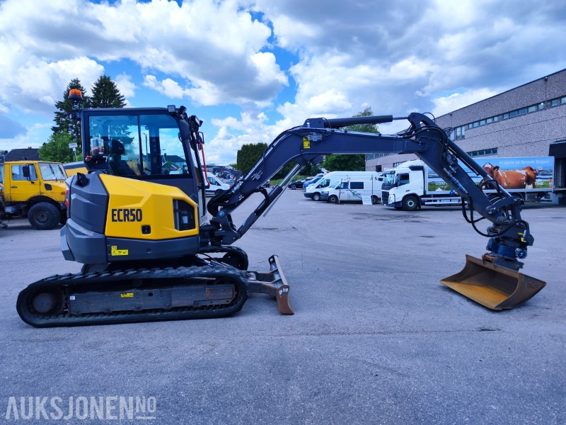 2022 Volvo ECR50F – Velutstyrt kompaktgraver, kun 728 timer - Mini rýpadlo: obrázek 5 2022 Volvo ECR50F – Velutstyrt kompaktgraver, kun 728 timer - Mini rýpadlo: obrázek 5