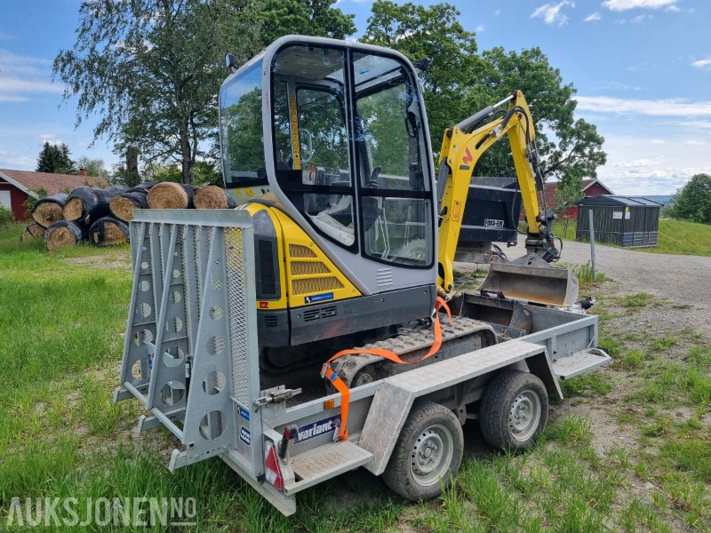 2022 Wacker Neuson ET16 mini graver med henger NC8296 - Rýpadlo: obrázek 3 2022 Wacker Neuson ET16 mini graver med henger NC8296 - Rýpadlo: obrázek 3