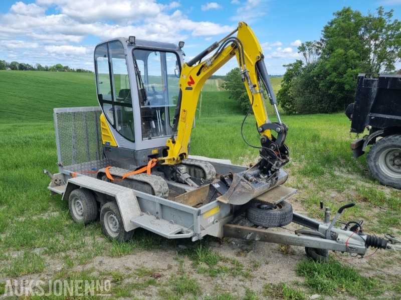 2022 Wacker Neuson ET16 mini graver med henger NC8296 - Rýpadlo: obrázek 2 2022 Wacker Neuson ET16 mini graver med henger NC8296 - Rýpadlo: obrázek 2