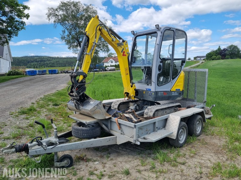 2022 Wacker Neuson ET16 mini graver med henger NC8296 - Rýpadlo: obrázek 1 2022 Wacker Neuson ET16 mini graver med henger NC8296 - Rýpadlo: obrázek 1