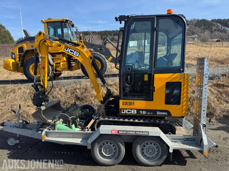 2024 JCB 19 C-1 MINIGRAVER, 3 SKUFFER, PIGGHAMMER, MASKINHENGER, KUN 200 TIMER, UTVIDET GARANTI - Mini rýpadlo: obrázek 3 2024 JCB 19 C-1 MINIGRAVER, 3 SKUFFER, PIGGHAMMER, MASKINHENGER, KUN 200 TIMER, UTVIDET GARANTI - Mini rýpadlo: obrázek 3