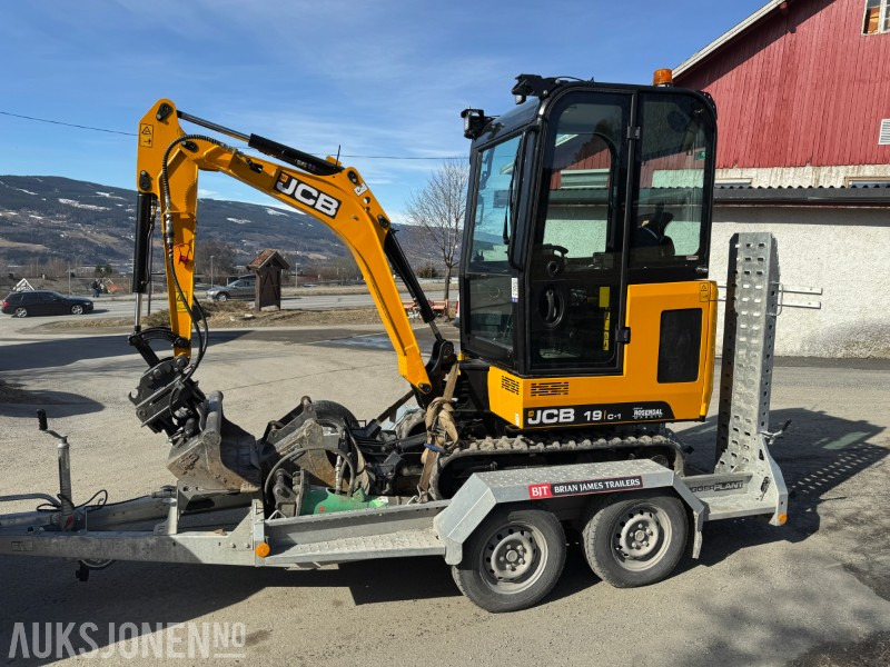 2024 JCB 19 C-1 MINIGRAVER, 3 SKUFFER, PIGGHAMMER, MASKINHENGER, KUN 200 TIMER, UTVIDET GARANTI - Mini rýpadlo: obrázek 1 2024 JCB 19 C-1 MINIGRAVER, 3 SKUFFER, PIGGHAMMER, MASKINHENGER, KUN 200 TIMER, UTVIDET GARANTI - Mini rýpadlo: obrázek 1
