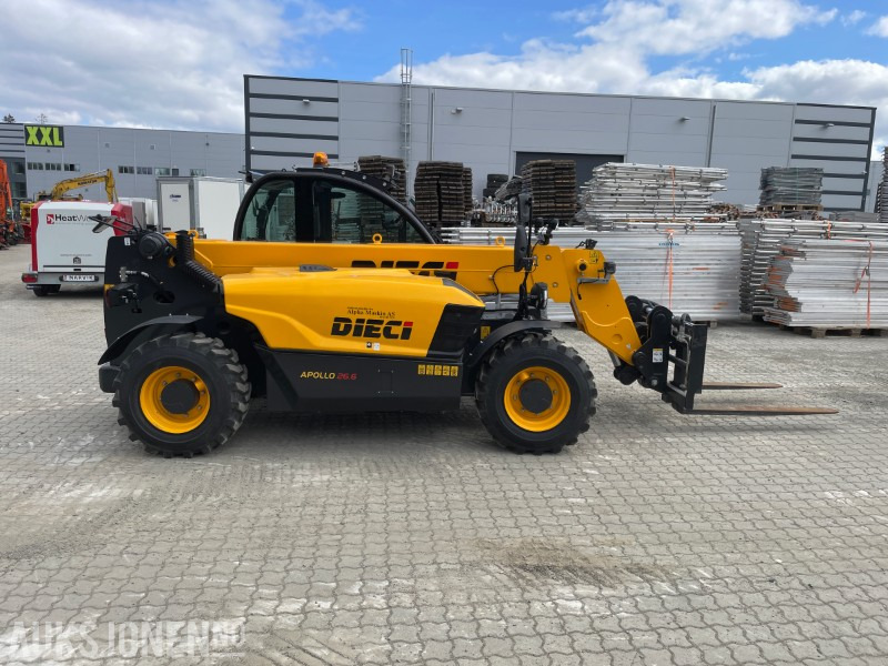 Dieci Apollo 26.6 Hyd pll gaffel skuffe og løftekrok - Teleskopický manipulátor: obrázek 3 Dieci Apollo 26.6 Hyd pll gaffel skuffe og løftekrok - Teleskopický manipulátor: obrázek 3