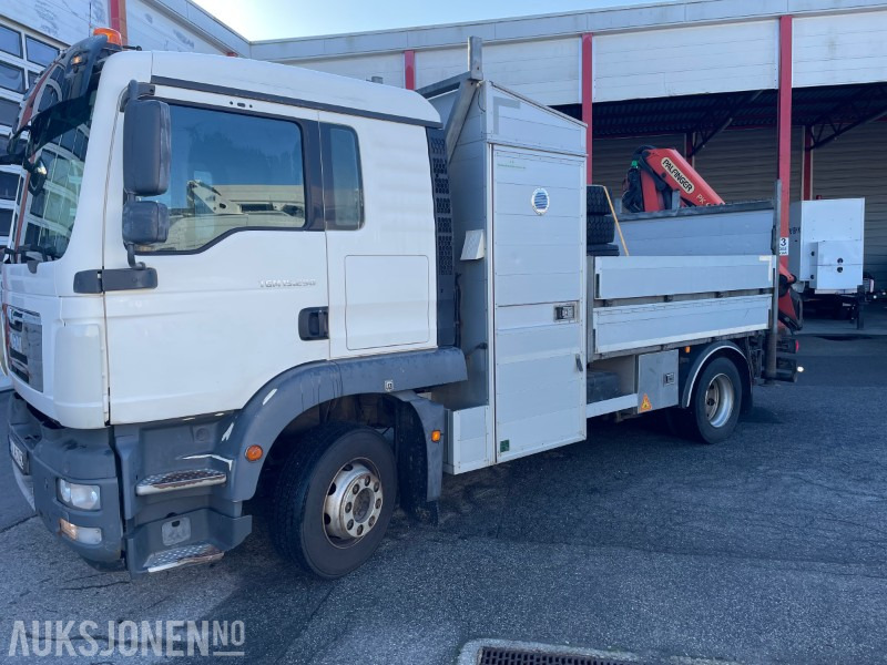 2013 MAN TGM 15.290 E- verkspåbygg med bakmontert kran og vinsj EU godkjent til 28.02.2026 110.980km - Komunální/ Speciální technika: obrázek 1 2013 MAN TGM 15.290 E- verkspåbygg med bakmontert kran og vinsj EU godkjent til 28.02.2026 110.980km - Komunální/ Speciální technika: obrázek 1