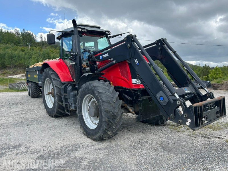 Massey Ferguson 7624 Dyna VT 50 km/t Frontlaster Brøyteplate - Traktor: obrázek 4 Massey Ferguson 7624 Dyna VT 50 km/t Frontlaster Brøyteplate - Traktor: obrázek 4
