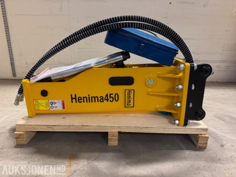 NY HENIMA 450 PIGGHAMMER TIL 1,2-3 TONNS GRAVEMASKIN S30 M/GARANTI - Hydraulické kladivo pro Stavební technika: obrázek 1 NY HENIMA 450 PIGGHAMMER TIL 1,2-3 TONNS GRAVEMASKIN S30 M/GARANTI - Hydraulické kladivo pro Stavební technika: obrázek 1