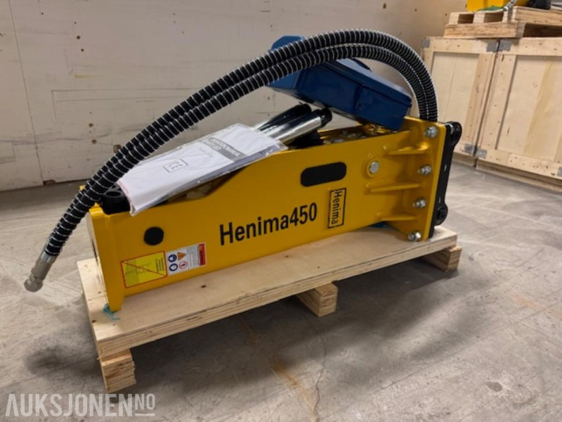 NY HENIMA 450 PIGGHAMMER TIL 1,2-3 TONNS GRAVEMASKIN S30 M/GARANTI - Hydraulické kladivo pro Stavební technika: obrázek 3 NY HENIMA 450 PIGGHAMMER TIL 1,2-3 TONNS GRAVEMASKIN S30 M/GARANTI - Hydraulické kladivo pro Stavební technika: obrázek 3