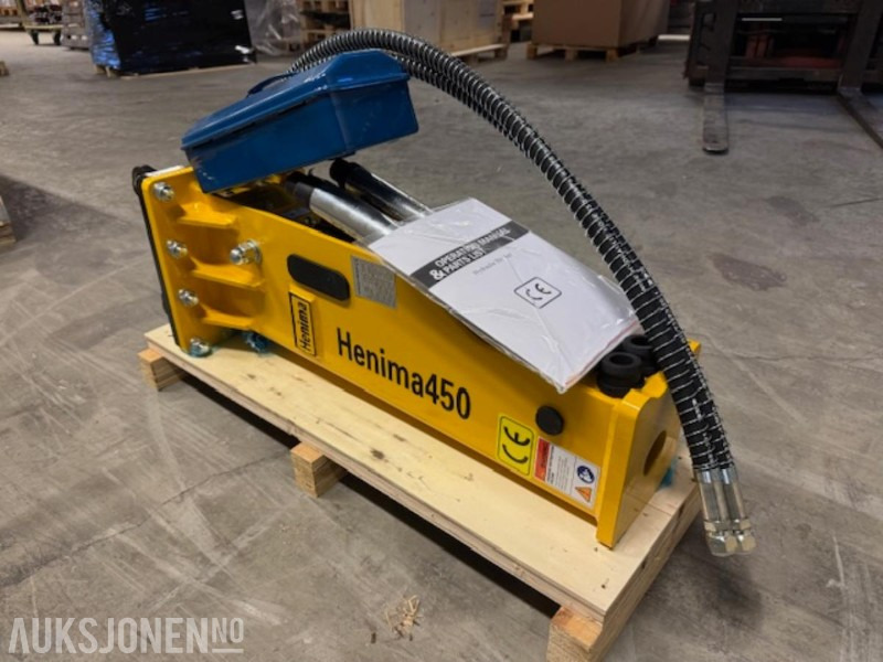 NY HENIMA 450 PIGGHAMMER TIL 1,2-3 TONNS GRAVEMASKIN S30 M/GARANTI - Hydraulické kladivo pro Stavební technika: obrázek 4 NY HENIMA 450 PIGGHAMMER TIL 1,2-3 TONNS GRAVEMASKIN S30 M/GARANTI - Hydraulické kladivo pro Stavební technika: obrázek 4