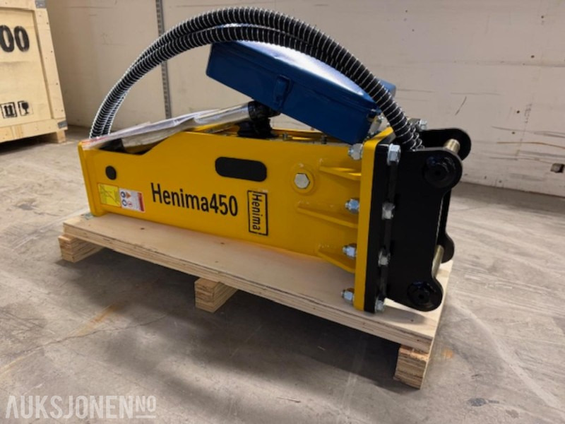 NY HENIMA 450 PIGGHAMMER TIL 1,2-3 TONNS GRAVEMASKIN S30 M/GARANTI - Hydraulické kladivo pro Stavební technika: obrázek 2 NY HENIMA 450 PIGGHAMMER TIL 1,2-3 TONNS GRAVEMASKIN S30 M/GARANTI - Hydraulické kladivo pro Stavební technika: obrázek 2