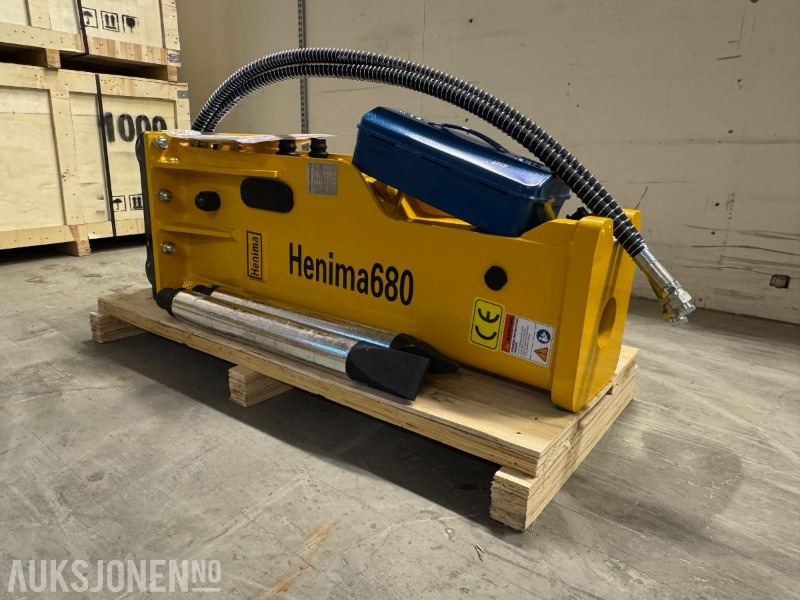 NY HENIMA PIGGHAMMER TIL 4-7 TONNS GRAVEMASKIN S40 M/GARANTI - Hydraulické kladivo pro Stavební technika: obrázek 3 NY HENIMA PIGGHAMMER TIL 4-7 TONNS GRAVEMASKIN S40 M/GARANTI - Hydraulické kladivo pro Stavební technika: obrázek 3