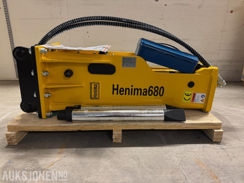 NY HENIMA PIGGHAMMER TIL 4-7 TONNS GRAVEMASKIN S40 M/GARANTI - Hydraulické kladivo pro Stavební technika: obrázek 1 NY HENIMA PIGGHAMMER TIL 4-7 TONNS GRAVEMASKIN S40 M/GARANTI - Hydraulické kladivo pro Stavební technika: obrázek 1