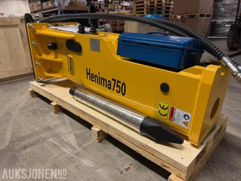 NY HENIMA PIGGHAMMER TIL 6-9 TONNS GRAVEMASKIN S50 M/GARANTI - Hydraulické kladivo pro Stavební technika: obrázek 5 NY HENIMA PIGGHAMMER TIL 6-9 TONNS GRAVEMASKIN S50 M/GARANTI - Hydraulické kladivo pro Stavební technika: obrázek 5