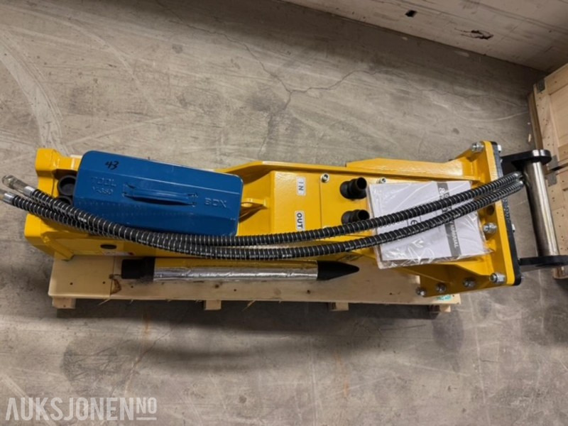 NY HENIMA PIGGHAMMER TIL 6-9 TONNS GRAVEMASKIN S50 M/GARANTI - Hydraulické kladivo pro Stavební technika: obrázek 4 NY HENIMA PIGGHAMMER TIL 6-9 TONNS GRAVEMASKIN S50 M/GARANTI - Hydraulické kladivo pro Stavební technika: obrázek 4