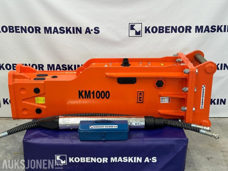 NY KM 1000 PIGGHAMMER s60-FESTE CE merket GARANTI - Hydraulické kladivo: obrázek 1 NY KM 1000 PIGGHAMMER s60-FESTE CE merket GARANTI - Hydraulické kladivo: obrázek 1
