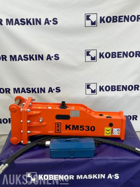 NY KM 530 PIGGHAMMER s40-FESTE CE merket FABRIKKGARANTI - Hydraulické kladivo: obrázek 1 NY KM 530 PIGGHAMMER s40-FESTE CE merket FABRIKKGARANTI - Hydraulické kladivo: obrázek 1