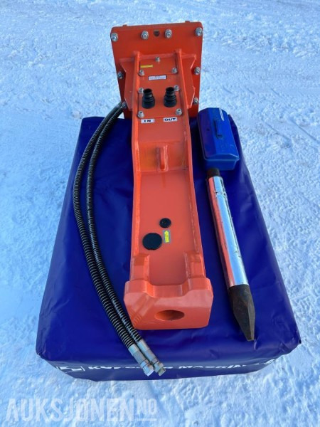 NY KM 750 Pigghammer s40/s50 CE merket FABRIKKGARANTI - Hydraulické kladivo: obrázek 4 NY KM 750 Pigghammer s40/s50 CE merket FABRIKKGARANTI - Hydraulické kladivo: obrázek 4