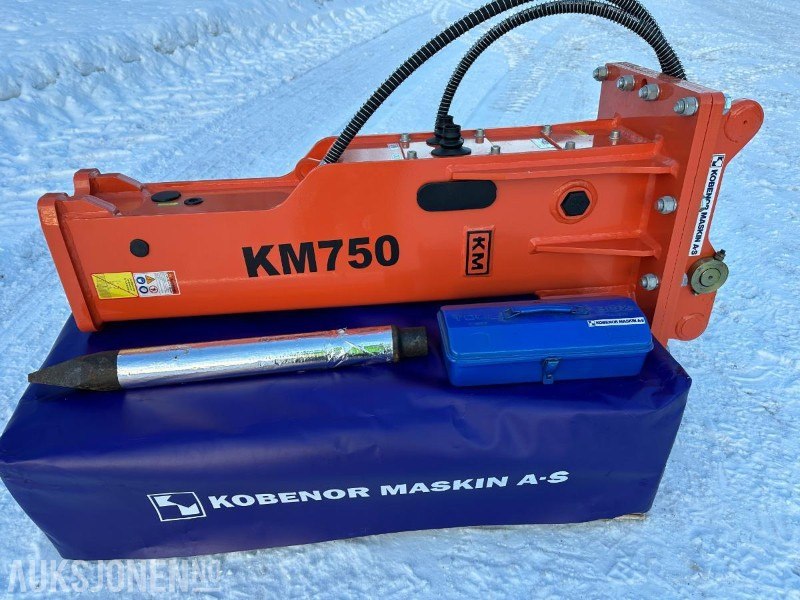 NY KM 750 Pigghammer s40/s50 CE merket FABRIKKGARANTI - Hydraulické kladivo: obrázek 5 NY KM 750 Pigghammer s40/s50 CE merket FABRIKKGARANTI - Hydraulické kladivo: obrázek 5