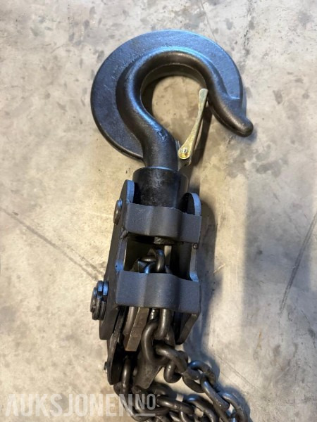 NY kjettingtalje 9000kg - god kvalitet! - Stavební zařízení: obrázek 2 NY kjettingtalje 9000kg - god kvalitet! - Stavební zařízení: obrázek 2