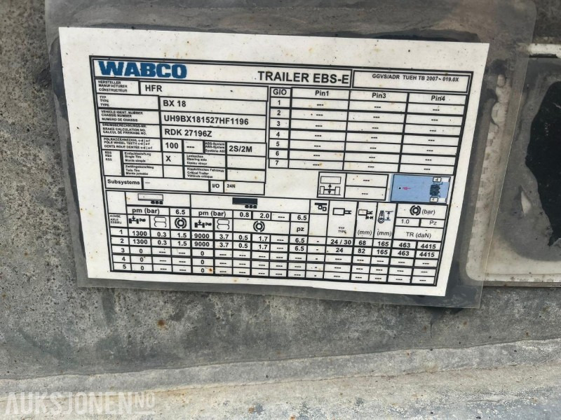 2015 HFR Dolly – Velholdt – 2 aksler – EU utløpt – Gode dekk - Nákladní auto: obrázek 4 2015 HFR Dolly – Velholdt – 2 aksler – EU utløpt – Gode dekk - Nákladní auto: obrázek 4