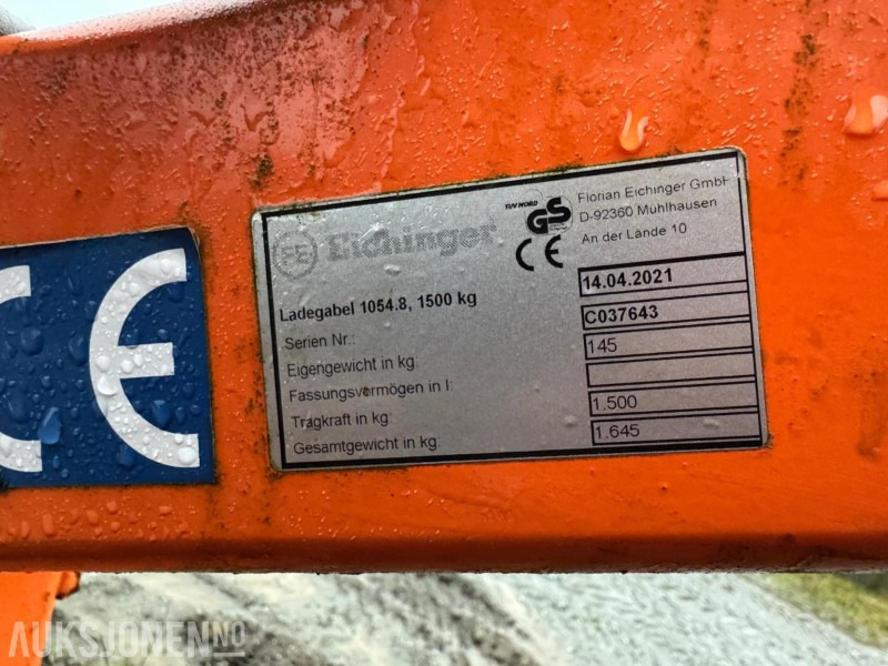 2021 Eichinger Løfteåk / Pallegafler - Příslušenství pro Stavební technika: obrázek 5 2021 Eichinger Løfteåk / Pallegafler - Příslušenství pro Stavební technika: obrázek 5