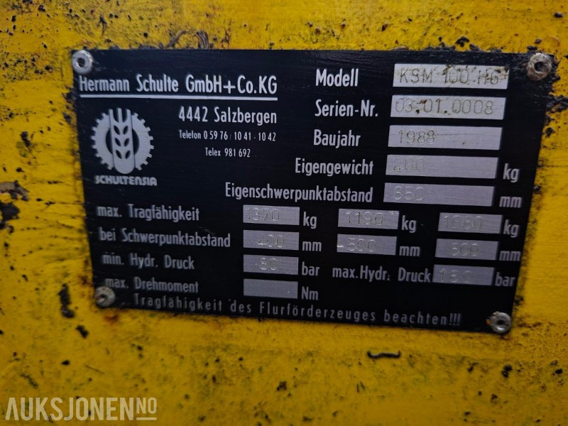 Hermann Schulte KSM 100 HG feieapparat - Příslušenství pro Stavební technika: obrázek 2 Hermann Schulte KSM 100 HG feieapparat - Příslušenství pro Stavební technika: obrázek 2