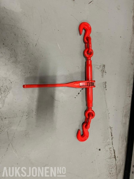 Nytt! 4 stk kjetting og 4 stk strammere. 8mm - Příslušenství pro Stavební technika: obrázek 1 Nytt! 4 stk kjetting og 4 stk strammere. 8mm - Příslušenství pro Stavební technika: obrázek 1