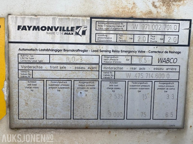 2007 Faymonville element tralle - Přívěs: obrázek 4 2007 Faymonville element tralle - Přívěs: obrázek 4