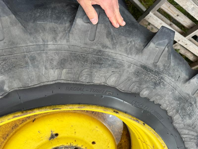 Traktor hjul - dekk Komplett hjulsett Michelin 650/60R38 og 540/60R28 - Zemědělská technika: obrázek 5 Traktor hjul - dekk Komplett hjulsett Michelin 650/60R38 og 540/60R28 - Zemědělská technika: obrázek 5
