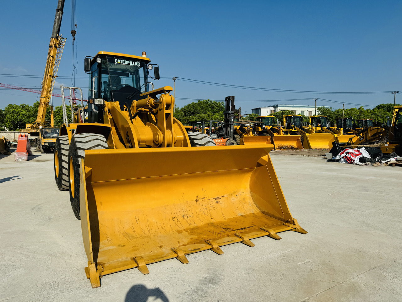 Kolový nakladač Caterpillar 966 Wheel Loader CAT 966H 966G 966F 6 Ton Used Loaders in Good Quality: obrázek 11