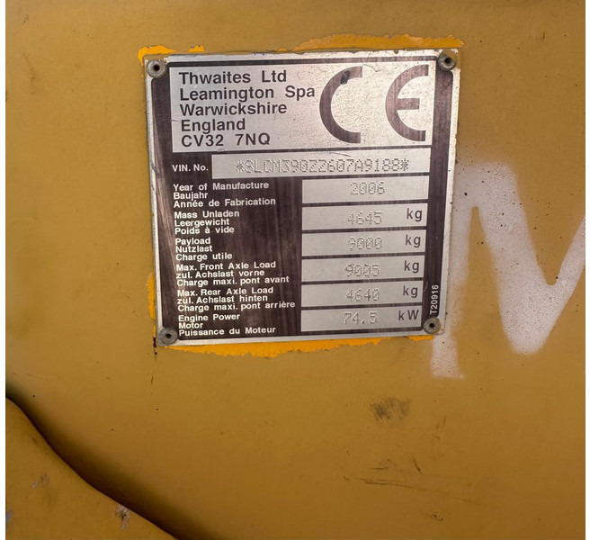 Thwaites 9000 - Dampr: obrázek 3 Thwaites 9000 - Dampr: obrázek 3