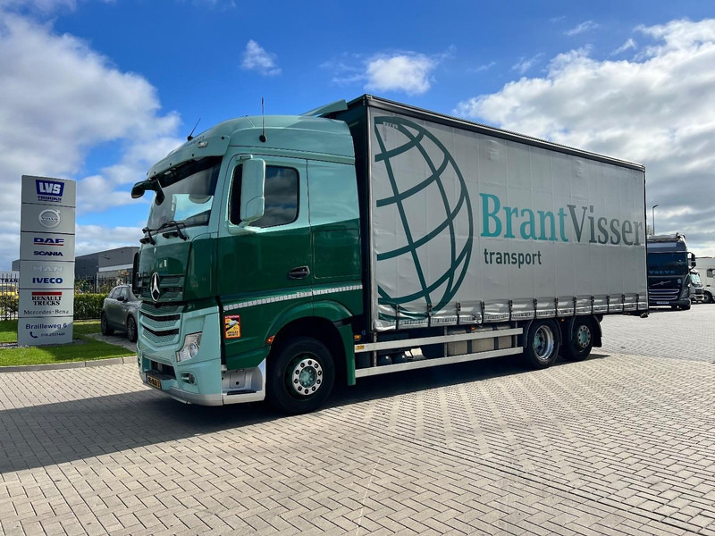 Mercedes-Benz Actros 2745 6x2 bakwagen Schuifzeilen - Plachtový nákladní auto: obrázek 1 Mercedes-Benz Actros 2745 6x2 bakwagen Schuifzeilen - Plachtový nákladní auto: obrázek 1