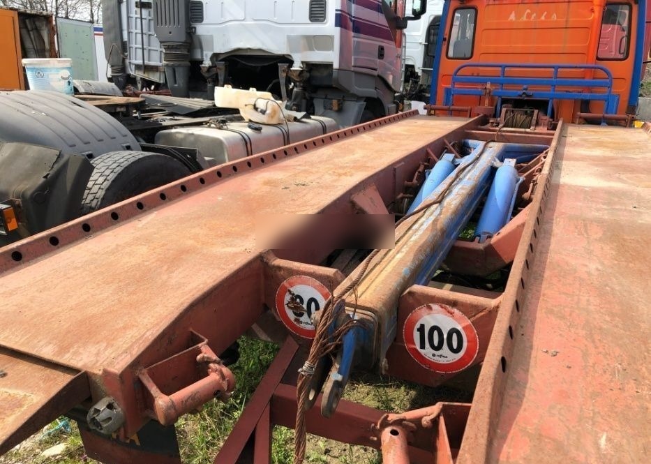 Odtahovka Platforma transport masini cu troliu , rampe extensibile carlig: obrázek 7
