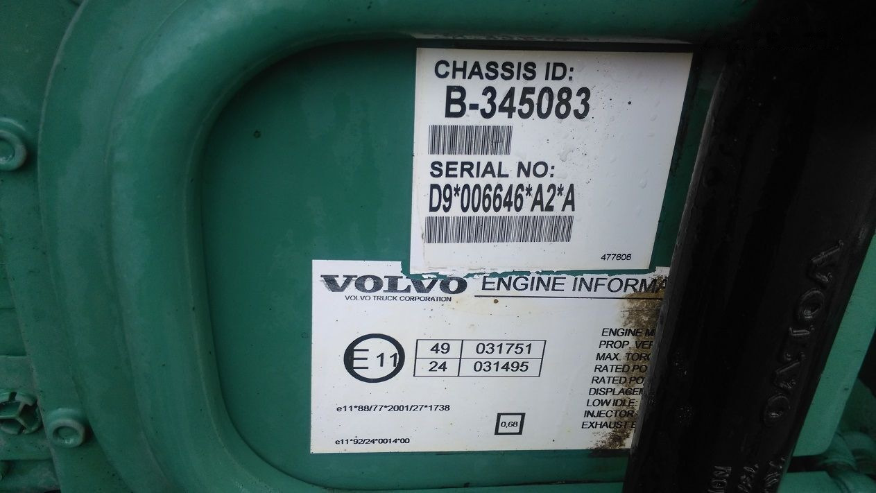 Volvo D9A 340 Volvo FM, PENTA - Motor pro Nákladní auto: obrázek 2 Volvo D9A 340 Volvo FM, PENTA - Motor pro Nákladní auto: obrázek 2
