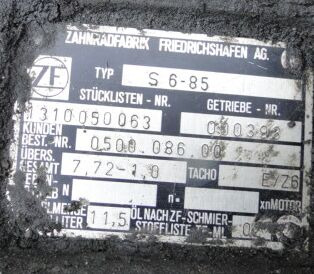 ZF S6-85 1310050063 - Převodovka pro Nákladní auto: obrázek 2 ZF S6-85 1310050063 - Převodovka pro Nákladní auto: obrázek 2