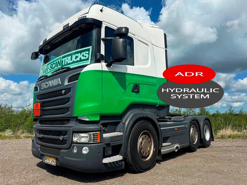 Scania R520 V8 ADR fuel transport. Twensteer. Air / Air suspension. V8 engine. Hydr. system - Tahač: obrázek 2 Scania R520 V8 ADR fuel transport. Twensteer. Air / Air suspension. V8 engine. Hydr. system - Tahač: obrázek 2