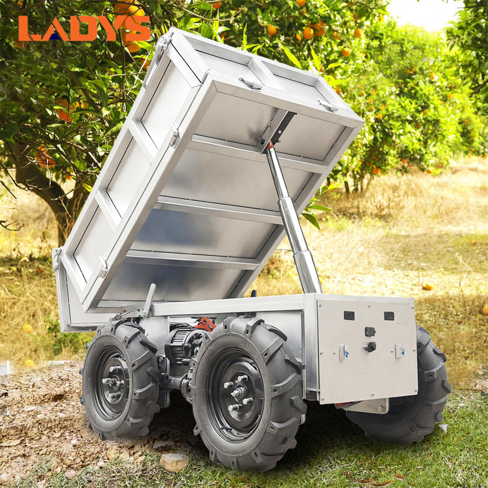 LADYS D-600 All-Terrain Four-Wheel Drive And Eight-Wheel Drive Transport Truck, Mountain Area Farm Orchard Greenhouse Construction Site Creeper Remote Control Electric Agricultural Transport Vehicle - Čtyřkolka: obrázek 4 LADYS D-600 All-Terrain Four-Wheel Drive And Eight-Wheel Drive Transport Truck, Mountain Area Farm Orchard Greenhouse Construction Site Creeper Remote Control Electric Agricultural Transport Vehicle - Čtyřkolka: obrázek 4