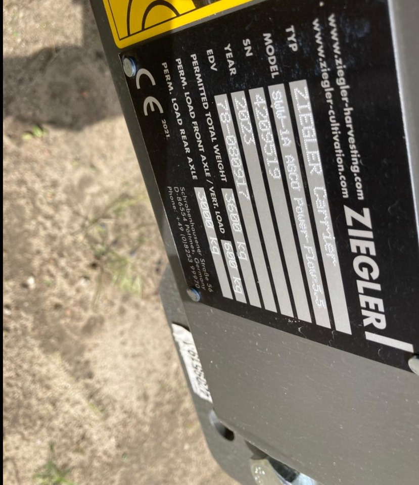 ZIEGLER SCHNEIDWERKSWAGEN AKTION - Žací lišta: obrázek 4 ZIEGLER SCHNEIDWERKSWAGEN AKTION - Žací lišta: obrázek 4